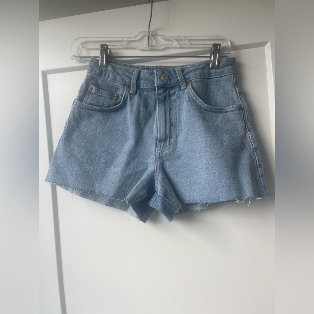 Topshop Petite Denim Shorts